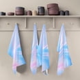 thumbnail image 5 of Kitchen Towels Abstract Marble Colorful Pattern Cleaning Towel Absorbent Hand Towels Tea Towels for Home Restaurant Dish Clean 28" x 18", 4PCS Washcloth Gift, 5 of 7