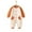 Orange, variant on Esaierr Newborn Baby Romper Unisex Infants Spring Fall Onesies 0-24 Months Boys Girls Button Jumpsuits Cotton One-Piece Romper Winter Pajamas