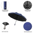 thumbnail image 3 of Automatic Umbrella Windproof Travel Umbrella Compact Folding Reverse Umbrella 12 skeleton large size umbrella, 3 of 7