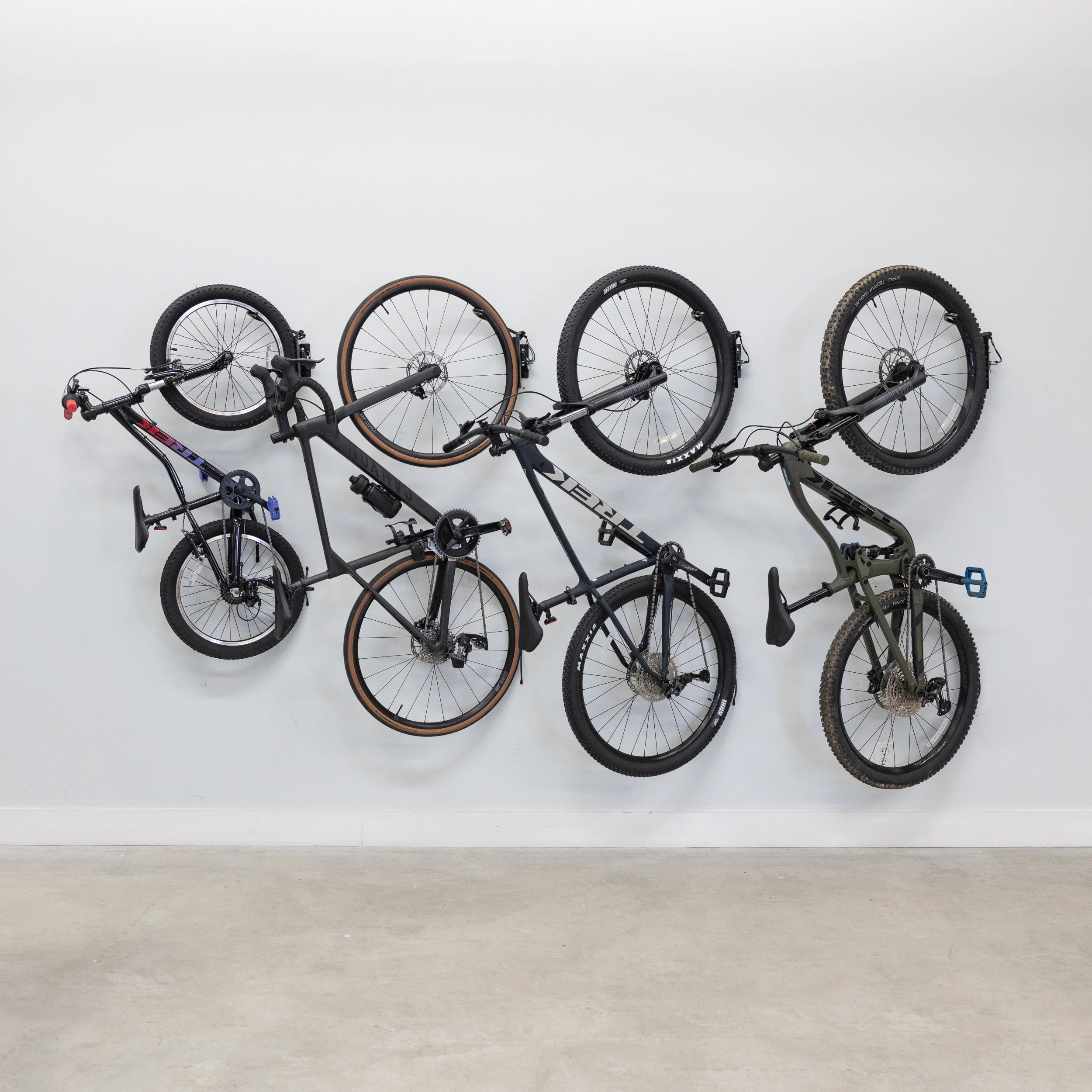 StoreYourBoard Swivel Bike Wall Storage Rack Garage Mount Hooks Holds 50 lbs Mountain Road and Kids Bicycles Walmart