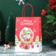thumbnail image 3 of Bolsas de papel kraft para Navidad 2024, bonitas cajas de regalo de Papá Noel para fiestas navideñas, bolsas de embalaje para galletas y dulces para niños con asa, 3 of 5