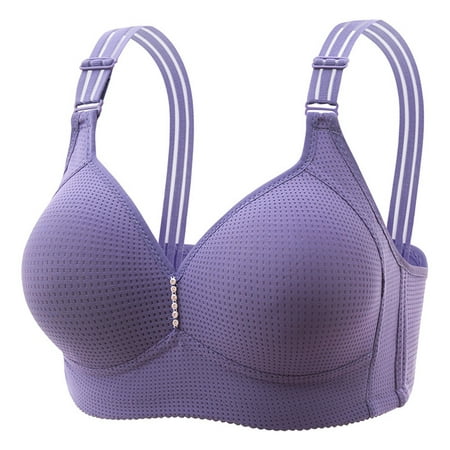 

Girls Underwear Comfortable And Medium And Old Age Thin Style No Steel Ring Large Chest Small Soft Underwear Top Support Bras