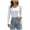 White, variant on AherBiu Plus Size Tops for Women Cotton Linen Long Sleeve Crewneck Lightweight Fall Casual Fitted Shirt