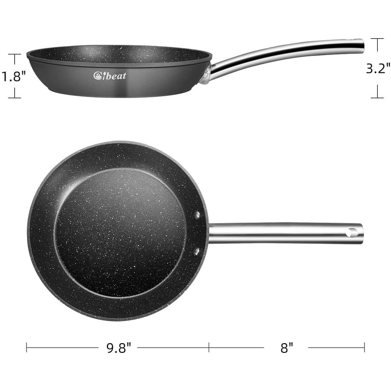 Nonstick Frying Pan, Soft-touch Ergonomic Handle, Cooking Fry Pan With  Forged Aluminum Technology For Better Heat Transfer And Longer Lasting, Nonstick  Skillet, Cookware, Kitchenware, Kitchen Accessories - Temu United Arab  Emirates
