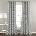 thumbnail image 2 of Lush Decor Diamond Geo Room Darkening Window Curtain Set, 2 of 10