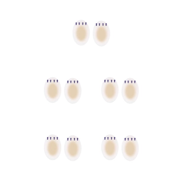 Minnieouse Almohadillas protectoras de Gel para el talón, 2 uds., pegatinas para calzado, cojín protector, parches de blíster autoadhesivos Type2 NO2