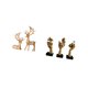 thumbnail image 5 of Estatuas De Renos Pensadores Europeos, Artesanía Coleccionable, Escultura De Arte Abstracto Para Amantes De Los Ciervos, Decoración De Mesa De Resina, Recuerdos Para Oficina, Estantería,, 5 of 8