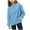 Blue, variant on Diufon Sweatshirts for Teen Girls Oversized Corduroy Long Sleeve Hoodie Tops with Pockets Kids Casual Clothes