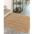 thumbnail image 4 of Rugs.com Hand Braided Jute Rug – 8 Ft Square Natural Flatweave Rug Perfect For Living Rooms, Kitchens, Entryways, 4 of 7