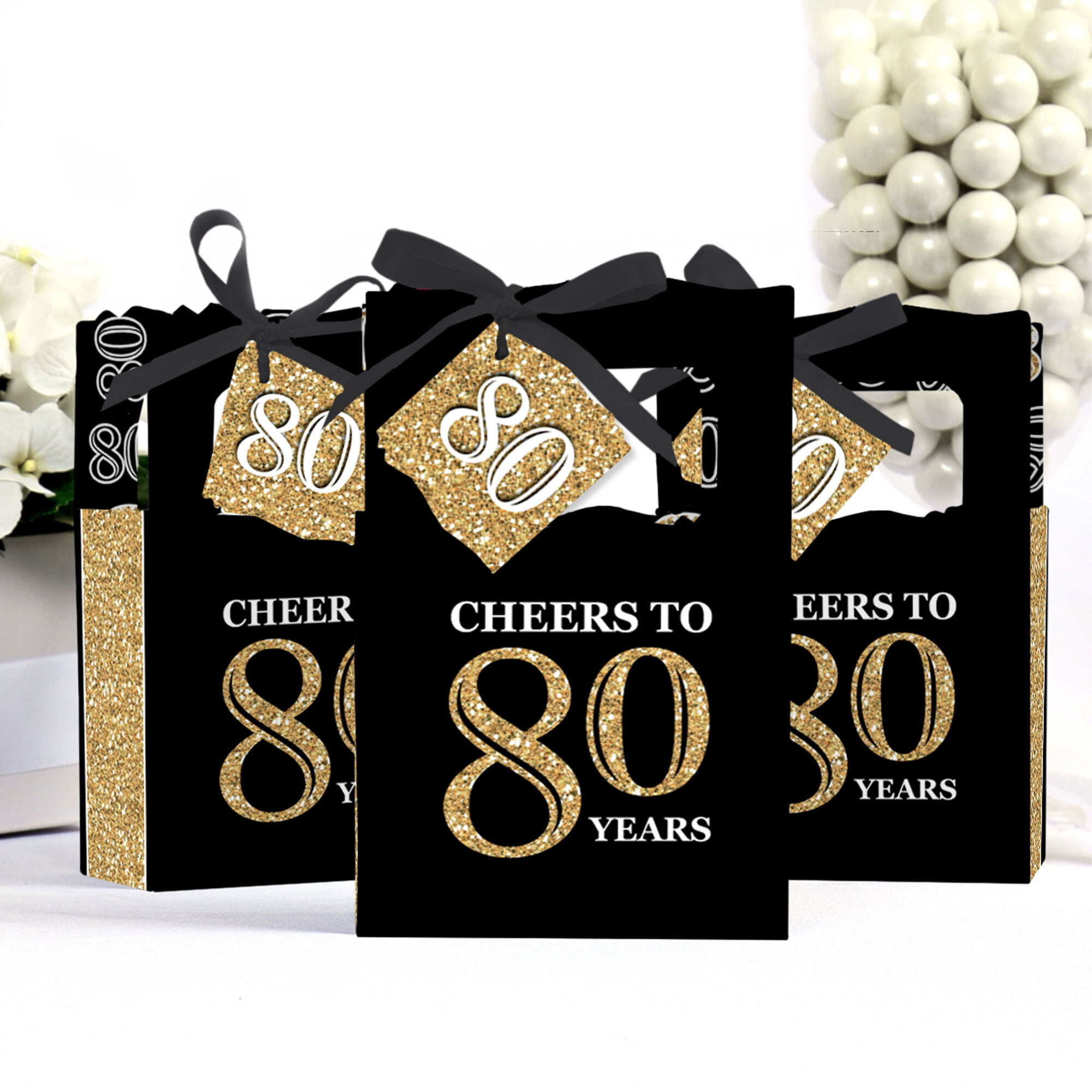 50PCS 80th Birthday Favor Bags - Adult Birthday Favors - Birthday Favor Bags  - 80th Birthday - Favor Candy Bags - Milestone - AliExpress