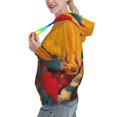 thumbnail image 2 of Haiem Colorful Sweaters And Strings for Women's Fashion Hoodies & Sweatshirts with Kangaroo Pocket,Hooded Sweatshirt with Eye-catching Drawstrings-Large, 2 of 7