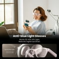 thumbnail image 6 of WeariQ Blue Light Blocking Bluetooth Smart Glasses – Beige Bluetooth Glasses with UV Protection, Hands-Free Calls & Music, 6 of 10