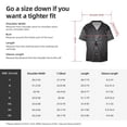 thumbnail image 5 of Honeii 's Black Spider On Web for men's short-sleeved button-up collared shirt featuring a pocket, perfect for beach vacations, and travel adventures., 5 of 5