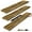 Walnut, variant on Sorbus Extra Long Floating Shelves – Set of 3 Wall-Mounted Shelves (48"x9") for Bedroom, Kitchen, Living Room, Bathroom – Black Farmhouse Décor
