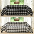 thumbnail image 4 of Smuge Couch Cover Sofa Covers Washable, Sectional Couch Covers L Shape Sofa towel Slipcovers Furniture Protector for Dogs Cats Pet(71"x 150", Black), 4 of 8