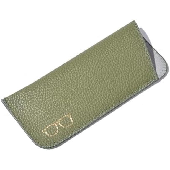 Luxury Women's Eyeglass Case Leather Soft Holder Pocet Cases Slim Travel Pouch for Sunglasses Eyeglasses Readers