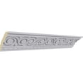 thumbnail image 4 of 2 3/4"H x 3 1/4"P x 4 1/4"F x 94 1/2"L Floral Crown Moulding, 4 of 14