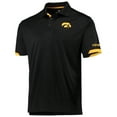 thumbnail image 2 of Men's Colosseum Black Iowa Hawkeyes Santry Lightweight Polo, 2 of 3