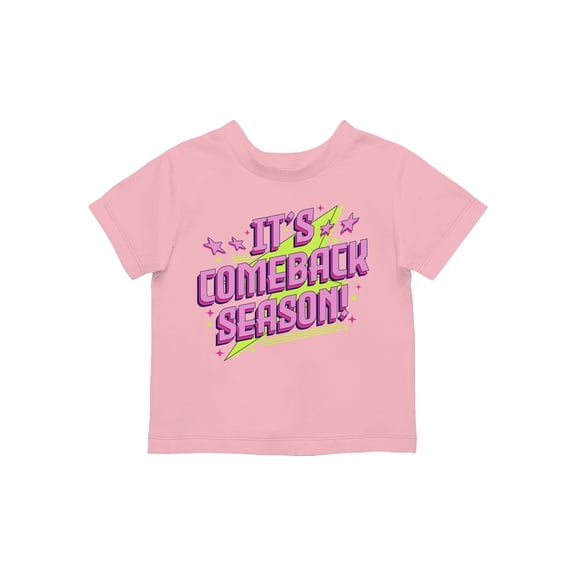 Comeback Season: Bold Neon Design Toddler's T-shirt