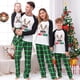 thumbnail image 2 of Pijamas familiares a juego de Navidad, conjuntos de pijamas verdes de ciervos de julio en julio, 2 of 3