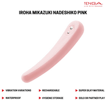Iroha Fit Mikazuki Nadeshiko Pink Female Waterproof G-Spot Vibrator