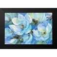 thumbnail image 2 of Hristova, Albena 18x13 Black Modern Framed Museum Art Print Titled - Blue Magnolias, 2 of 5