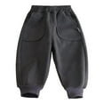 thumbnail image 2 of Kureaily Boys Winter Lined Pants Thermal Insulated Trousers For Kids Thickened Warm Sport Joggers With Soft Interior Comfortable All Day Play 4-5 Years, 2 of 4