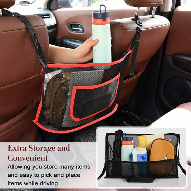 Car Net Bag Car Storage Bag Automotive Pockets Self-adhesive Mesh Net Bag  Phone Holder Pocket Small Items Car Box Storage Bag Pocket Sticker  Organizer Cargo Net Car Accessories
