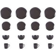 thumbnail image 4 of Color Wave Stoneware 16pc Dinnerware Set, Autumn Grey, 4 of 7