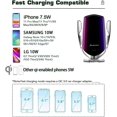 thumbnail image 2 of Vett Wireless Car Charger Holder Automatic Clamping Ventilated Mobile Phone Holder 10W Qi Express, 2 of 5