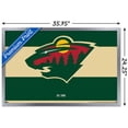 thumbnail image 3 of NHL Minnesota Wild - Logo 21 Wall Poster, 22.375" x 34", Framed, 3 of 3
