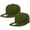 Army Green & Army Green, variant on 2-pack Classic Snapback Hat Cap Hip Hop Style Flat Bill Blank Solid Color Adjustable Size Black & Hot Pink