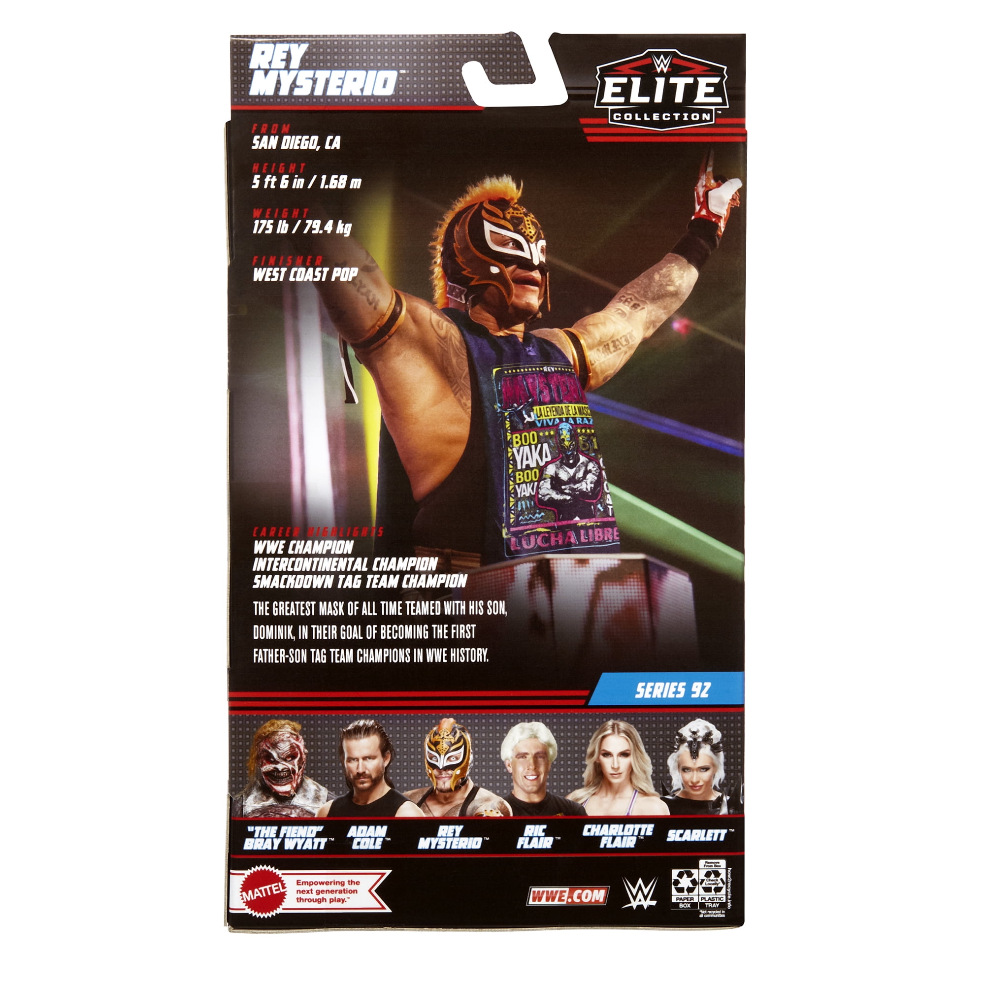NEW JAPAN PRO-WRESTLING WWE Elite 92 Rey Mysterio Action