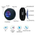 thumbnail image 4 of BT 5.0 Speaker IPX4 Waterproof Speaker with Suction Cup Shower Speaker with Built-in Mic Hands-free Call Ambient Light, White, 4 of 8