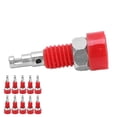 thumbnail image 3 of 10pcs 2mm Banana Female Jack Socket Connector Adapter Panel Mini Binding Post for Electronic InstrumentRed, 3 of 14