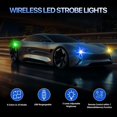 thumbnail image 7 of 6PCS Wireless LED Lights for car，with Remote Control, high Brightness Wireless led Strobe Light 8 Colors USB Charge IP65 Waterproof Anti-Collision for Car Motorcycle Aircraft Bike (6), 7 of 7