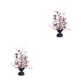 thumbnail image 2 of Injueey Árbol Artificial Con Estrellas Y Bayas Ambiente Festivo 4 De Julio Decoración De Árboles Artificiales Día De La Independencia Día de la Independencia 2Conjunto, 2 of 6