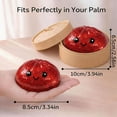 thumbnail image 3 of Glitter Dumpling Squishy Toys with Steamer Box, Glitter Dumpling Squishies Mystery Box Squeeze Toys, Squishy Dumpling Fidget Toys for Adults, Stress Relief Sensory Toys(Red), 3 of 10