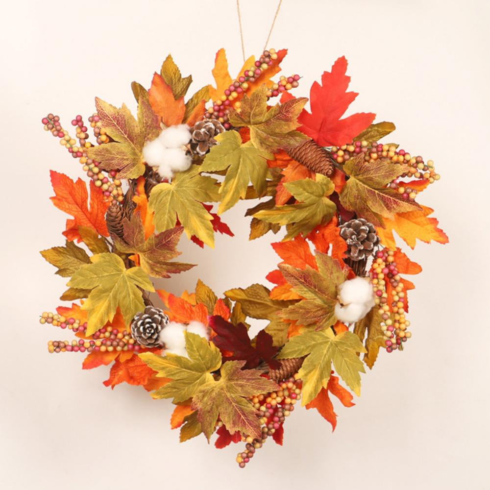 Handmade*  Turkey Wreath Fall Colors* Fall* Thanksgiving* "Welcome" 