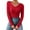 RD1, variant on Women Autumn And Winter V Neck Casual Knitted Long Sleeved Pullover Thermal Top Thermal under Wear,G One Size