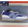 thumbnail image 1 of New Balance 327 Mens Running Shoes Blue Surf Beige White Gum VTG Retro [MS327CA], 1 of 6