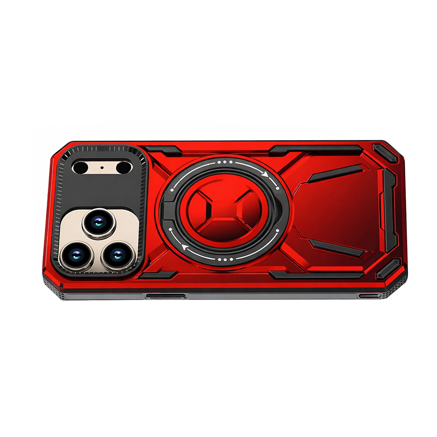 Armor Rotate Stand Case with Magsafe for iPhone 17 Pro - Red