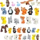 thumbnail image 2 of Bloques de construcción de animales MOC, escena de partículas pequeñas, tigre, oveja, pato, caballo, ballenas, modelo educativo, zoológico, regalo ensamblado, ladrillos de juguete DIY, 2 of 5