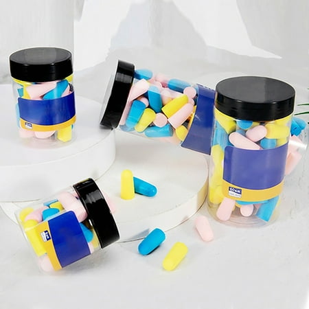 

60Pcs Earplugs Comfort Soft Foam Ear Plugs Tapered Travel Sleep Noise Reduction Prevention Earplugs Sound Insulation Ear Protection
