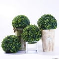 thumbnail image 1 of 4 PCS 5 inch Artificial Plant Topiary Ball Faux Boxwood Decorative Balls for Backyard, Balcony,Garden, Wedding and Home Décor, 1 of 1