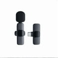 thumbnail image 1 of K9 Microphone Sans Fil 2 en 1 Lavalier Professionnel 2.4GHz Vlog Mini Microphone Sans Fil pour Téléphone Mobile, 1 of 4