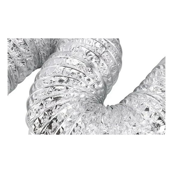 4 Inch Dryer Duct Vent Aluminum 50ft - TD450 ProFlex Ducting - Dundas Jafine - Dryer Vent Hose for Gas & Electric Dryers - Flexible Lint Trap Vent