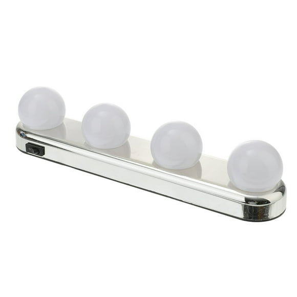 KEINXS Light Makeup Vanity Mirror Lamp Lights Battery Portable Strip Mounted Wall Front Bulbs Bathroom Powered Led Bar Suction