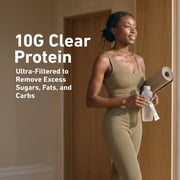 Isopure Clear Protein Powder with Electrolytes, Unsweetened Stick Pack, 6 Count
