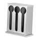 thumbnail image 4 of Dispensador de utensilios Organizador de cubiertos Porta utensilios Soporte para utensilios Contenedor Cuchara 3 compartimentos, 4 of 9